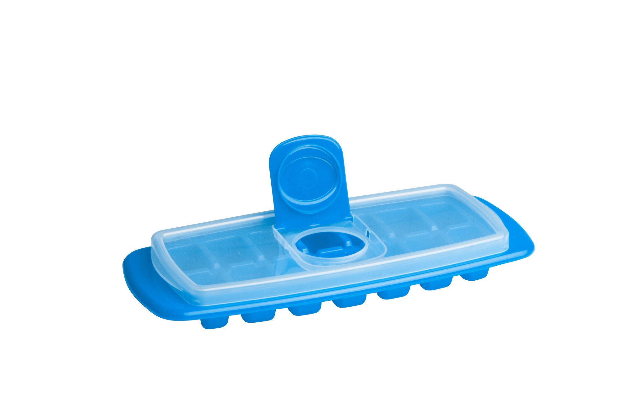 Cuisena Ice Cube Tray with Lid Blue